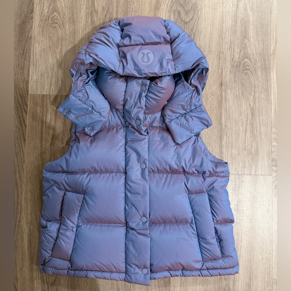 Lululemon Wunder Puff 600-Down-Fill Cropped Vest